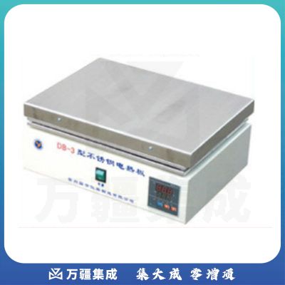 JISENPUER常州国宇仪器DB-3A 数显不锈钢电热板高温加热板300℃ DB-3A 数显不锈钢电热板