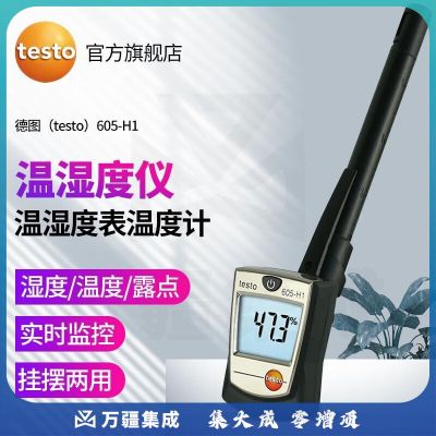 德图（testo）605-H1 迷你便携式数显温湿度仪高精密温湿度测量计温湿度记录仪