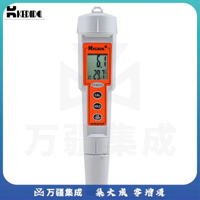 柯迪达(KEDIDA)ph检测笔酸度计鱼缸水质酸碱度测试仪工业笔式ph计 CT-6021A(0.1PH,无背光)