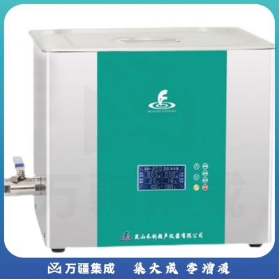 JISENPUER昆山禾创KH-300DS型实验室小型液晶超声波清洗器清洗机10L容积 KH-300DS