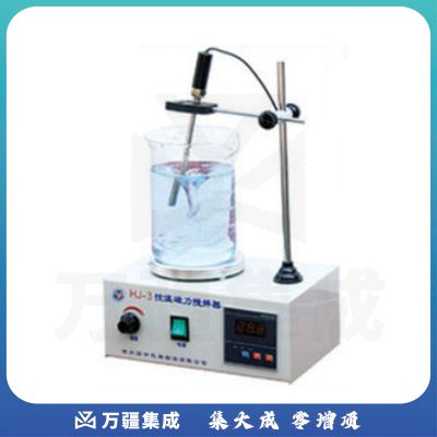 常州国宇仪器HJ-3实验室数显恒温磁力搅拌器无极调速搅拌机2000转 HJ-3数显恒温磁力搅拌器