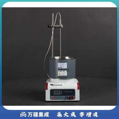 JISENPUERJISENPUER郑州HWCL-1/3/5集热式恒温磁力搅拌浴油浴水浴锅数显搅 郑州长城HWCL-1