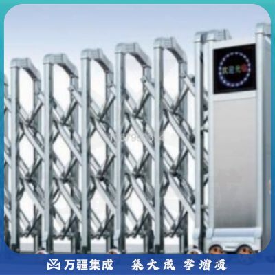 学校伸缩门防爬电动门   米