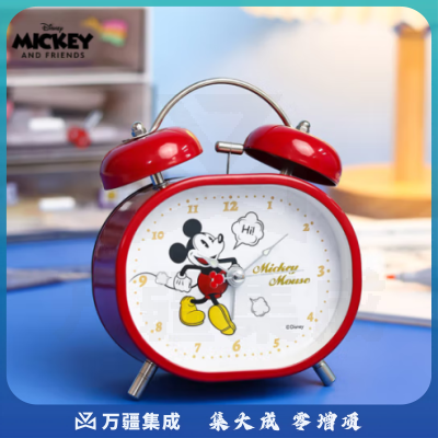 迪士尼（Disney）儿童闹钟 2023智能多功能创意卡通学生专用起床神器 米奇DM24985M