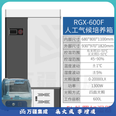 恩谊 人工气候培养箱实验室植物种子催芽发芽箱恒温光照培养箱 QHP人工气候箱 强光照600升
