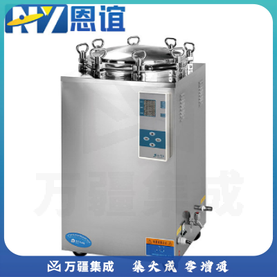 恩谊 实验室立式高压蒸汽灭菌锅消毒锅杀毒锅带干燥仪器械设备 LS-75LD 75升翻盖