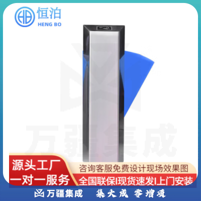 恒泊 人行通道闸机人脸识别系统翼闸工地实名制智能小区写字楼闸机摆闸 桥式斜角翼闸单机芯