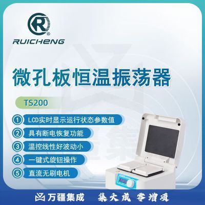 东南信诚瑞成微孔板恒温振荡器TS200实验数显定时酶标板细胞培养板振荡器 TS200 恒温振荡器