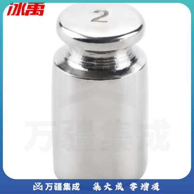 冰禹 BYly-111 国标304不锈钢F1等级砝码 天平电子秤校正砝码 单只装 2g F1级