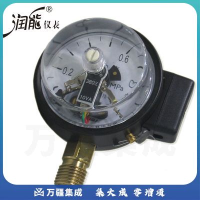 润能 电接点压力表YX60上下限报警控制继电器水压油压气压表功率10VA 0-0.25MPa