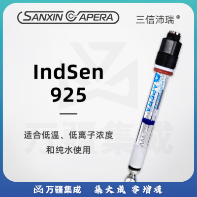三信沛瑞（SANXIN APERA）工业在线pH电极探头ph复合电极玻璃ph电极传感器低温 低离子 纯水 Indsen925 S3/3-Pt1000(线缆型/3m线 温度)