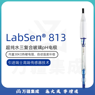 三信沛瑞（SANXIN APERA）纯水电极超纯水低离子低温pH电极探头水质检测 LabSen813