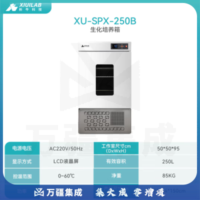 析牛科技 实验室生化培养箱微生物种子催芽恒温恒湿试验箱 生化XU-SPX250B