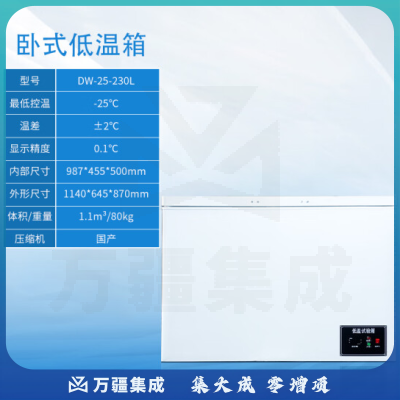 恩谊 低温试验箱环境老化测试箱实验室小型工业高低温箱冷冻柜 -25℃ 卧式230升