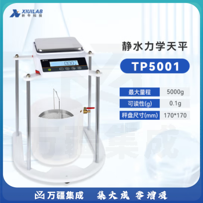 析牛科技 静水力学天平电子天平0.1g十分之一数显静水天平 TP5001(0.1g)