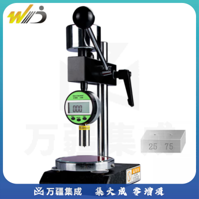 韦度（WD）邵氏硬度计LX-A型橡胶硅胶C泡沫D塑料高精度手持硬度测试仪支架 【橡胶套装】A型数显支架硬度块
