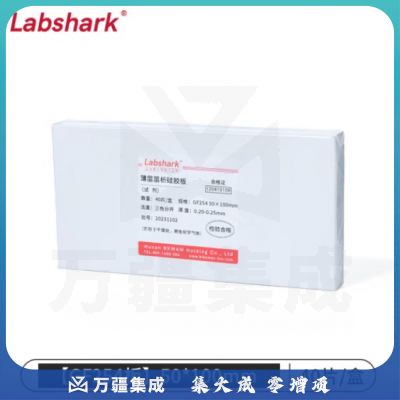 比克曼生物 LABSHARK 薄层层析硅胶板G板G型GF254型薄板色谱分离定性分析实验室用 GF254 50*100mm 40片/盒