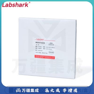 比克曼生物 LABSHARK 薄层层析硅胶板G板G型GF254型薄板色谱分离定性分析实验室用 GF254 200*200mm 10片/盒