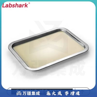 比克曼生物 LABSHARK 生物解剖器4/7件套不锈钢解剖刀片剪刀镊子标本制作工具 不锈钢生物解剖盘/蜡盘 1个