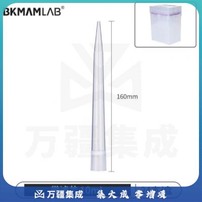 比克曼生物（BKMAM）移液器吸头移液枪吸嘴枪头微量盒装带滤芯无菌实验室 【10mL带滤芯】160mm24支