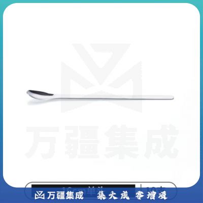 比克曼生物 LABSHARK 不锈钢药勺实验室微量药勺取样药粉勺单头双头塑料小药勺药铲【16cm厚款单头】10个 1捆