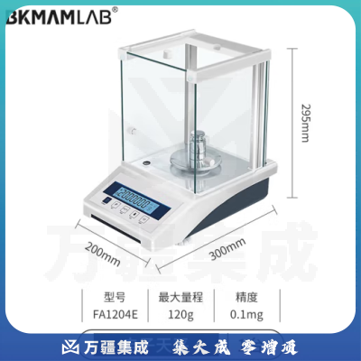 比克曼生物 电子分析天平克称精密实验室高精度电子称 FA1204E【120g】万分之一（外校）0.1mg 1台