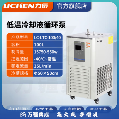 力辰科技（lichen）低温冷却液循环泵 恒温低温循环机恒温冷却泵 LC-LTC-100/40