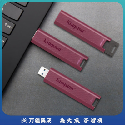 金士顿  256GB USB3.2 Type-A 超极速固态U盘 DTMAXA 读速高达1000MB/s 写速900MB/s