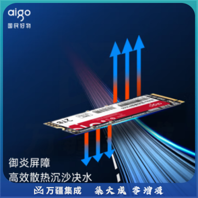 爱国者 (aigo) 256GB SSD固态硬盘 M.2接口(NVMe协议) P3500 读速高达3500MB/s