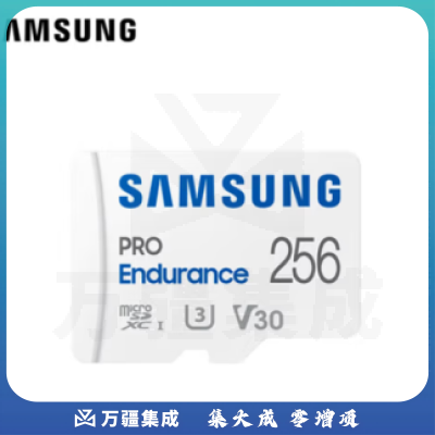 三星（SAMSUNG）256GB TF（MicroSD）存储卡 PRO Endurance视频监控卡 行车记录仪内存卡MB-MJ256KA/CN