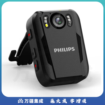 飞利浦 VTR8102 记录仪 128G便携音视频1296P高清红外夜视摄像机 便携式摄像装置