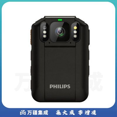 飞利浦（PHILIPS）VTR-8410双摄语音控制执法记录仪高清夜视随身录像仪4G远程实时回传 64G