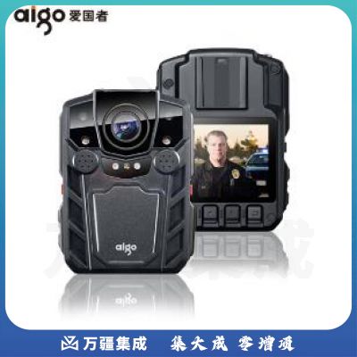 爱国者（aigo）DSJ-R7+ 128G 执法记录仪 1296P高清红外夜视可换电池加密录音加强激光定位 货号：WY