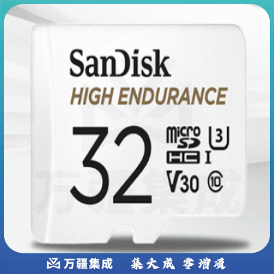 闪迪 SanDisk TF存储卡 SDSQQNR-032G-ZN6IA 32GB 行车记录仪 安防监控专用内存卡