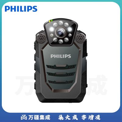 飞利浦（PHILIPS）VTR8200 便携音视频记录仪 工作记录仪 1296P高清红外夜视 便携式摄像装置