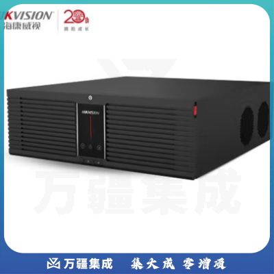 海康威视 监控硬盘录像机 8盘位4K高清网络主机商用NVR 4K款【64路丨16盘位】8864N-R16/4K 标配（无硬盘）