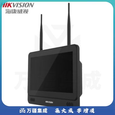 海康威视硬盘录像机高清拾音无线摄像头连接LCD显示屏NVR一体机 4路7804N-F1/W/A