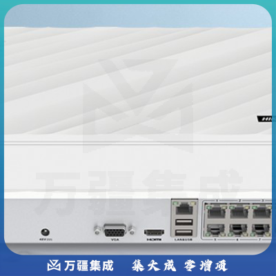海康威视8路POE高清NVR主机网络监控硬盘录像机DS-7108N-F1/8P
