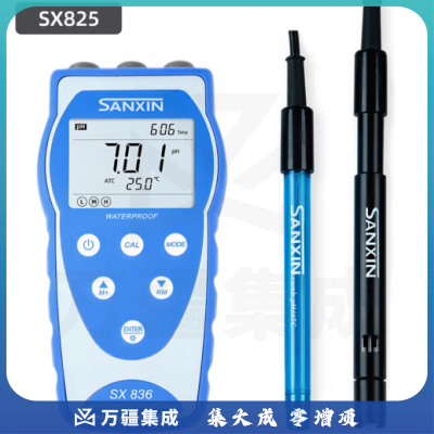三信沛瑞（SANXIN APERA）便携多参数水质测试仪pH计电导率仪溶解氧仪测水仪器工业pH计测水 SX825型pH/溶解氧仪