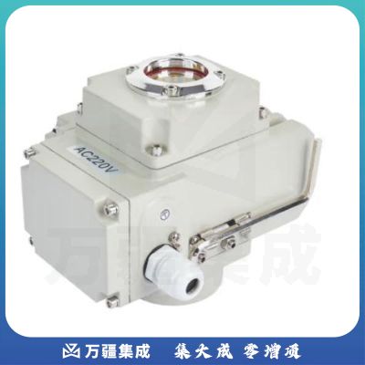 鸿中工匠 定制电动阀门执行器球阀风阀蝶阀智能调节控制器精小型防爆220V/24V 10型(100NM)