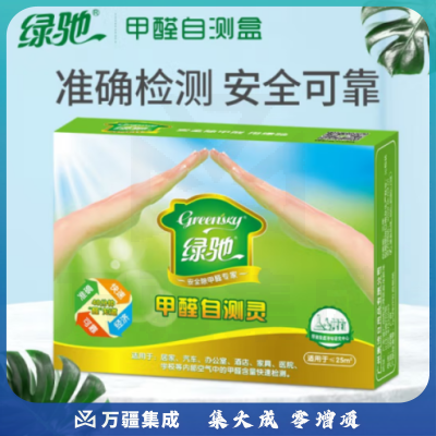绿驰 甲醛检测盒 测甲醛仪器试剂盒 空气甲醛检测仪自测除甲醛试纸 适用25㎡范围内