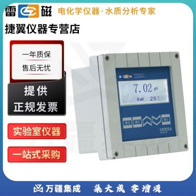 捷翼仪器店 上海仪电科学雷磁PHG系列在线PH监测仪工业PH/ORP检测仪 PHG-21C+FG-991C电极