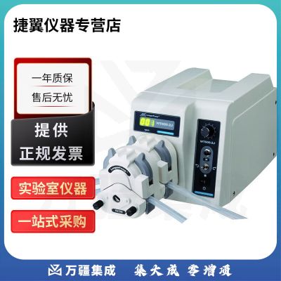 捷翼仪器店 保定兰格WT600-2J精密蠕动泵实验室大流量蠕动泵多泵头串联4通道4.2-6000ml WT600-2J驱动器+YZ1515x泵头