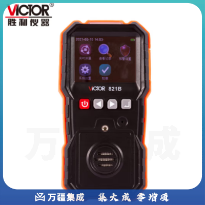 胜利仪器（VICTOR）一氧化碳检测报警器 声光报警震动空气检测仪VC821B