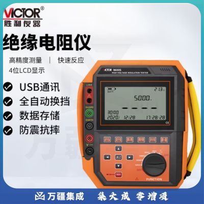 胜利仪器（VICTOR）智能绝缘电阻测试仪压敏电阻气体放电管 VC9600S