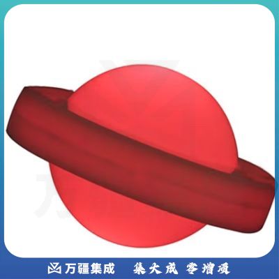 六鑫 人体验电球 导电球验电器 验证人体导电 幼儿园小学科学科普教具趣味实验材料教学仪器 红色10cm