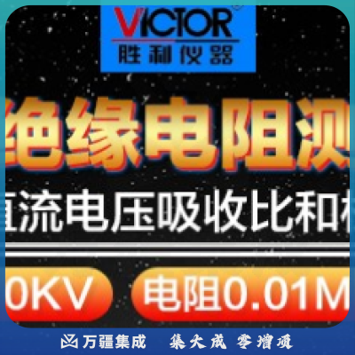胜利仪器（VICTOR）兆欧表 高压绝缘电阻测试仪 15KV连续可调 数字摇表 绝缘电阻表 绝缘表 VC3128