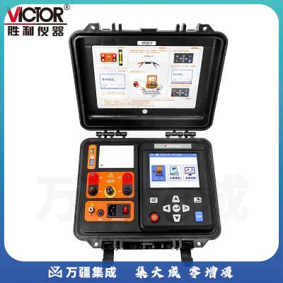 胜利仪器（VICTOR）接地引下线导通电阻测试仪防雷测地电阻仪 电阻测量仪 接地测试仪 3800D