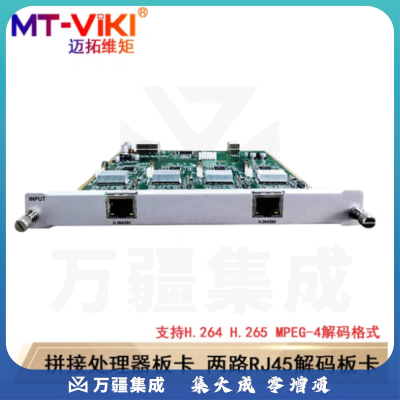 迈拓维矩（MT-viki)多屏拼接处理器 混合矩阵拼接器HDMI/DVI/VGA开窗漫游叠加无缝切换 【选配】解码