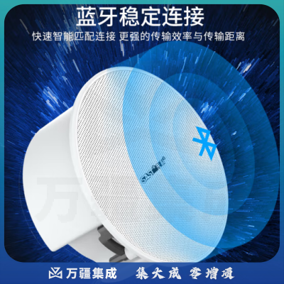 先科G4 无线蓝牙吸顶音响吊顶天花喇叭套装 同轴蓝牙版主机器